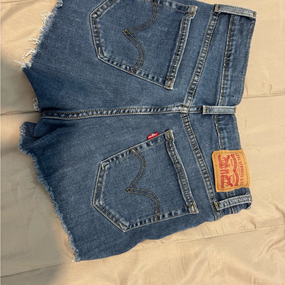 Levi's Classic Blue Denim Shorts